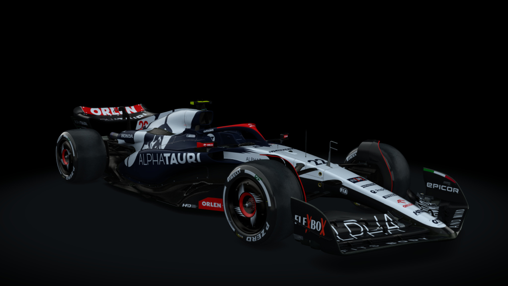 VRC Formula Alpha 2023 (CSP), skin AT04_22_Tsunoda