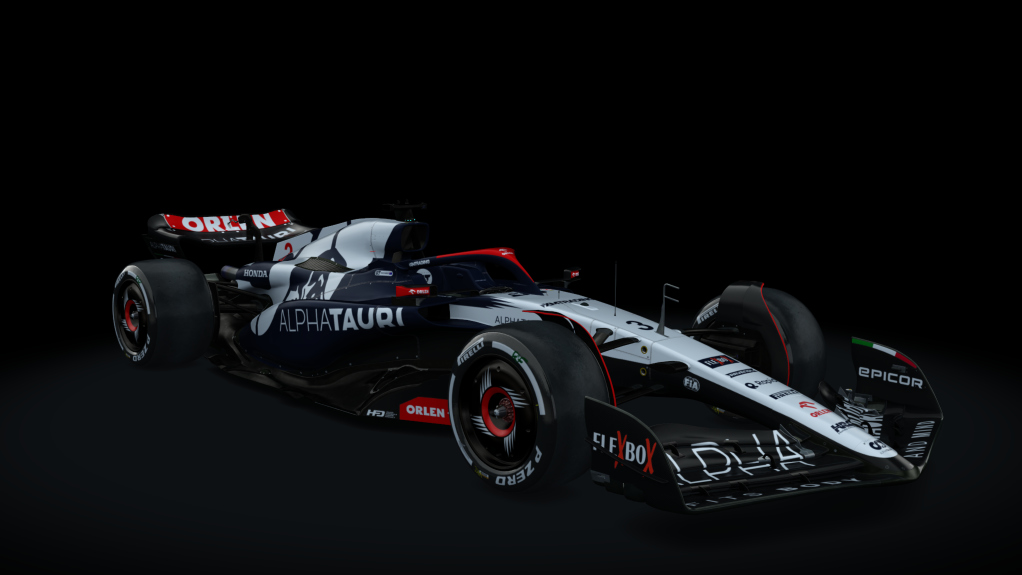 VRC Formula Alpha 2023 (CSP), skin AT04_3_Ricciardo