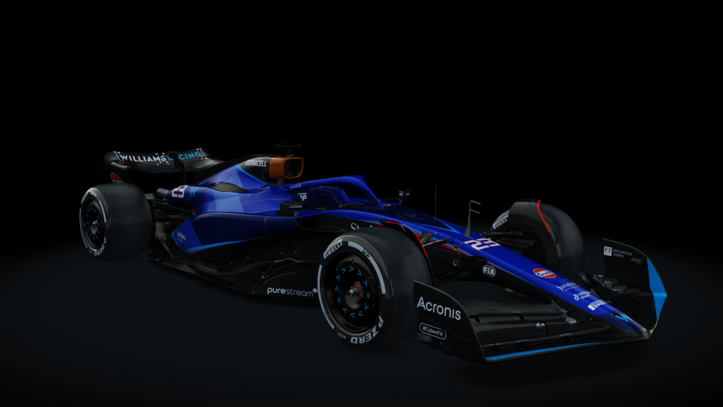 VRC Formula Alpha 2023 (CSP), skin FW45_23_Albon
