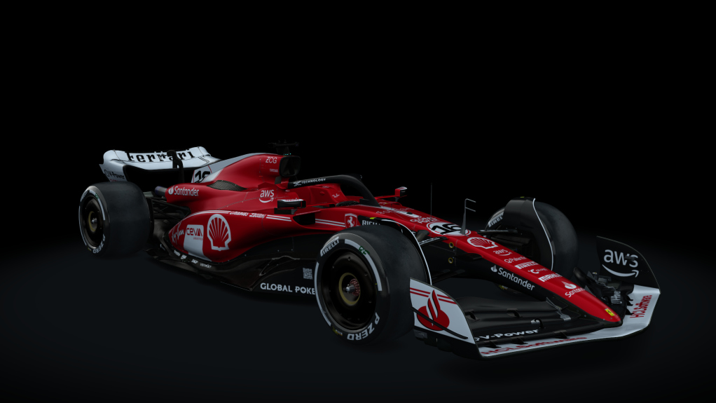 VRC Formula Alpha 2023 (CSP), skin SF23_Vegas_16_Leclerc