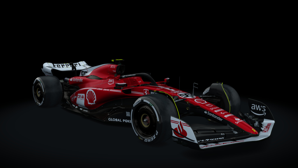 VRC Formula Alpha 2023 (CSP), skin SF23_Vegas_55_Sainz