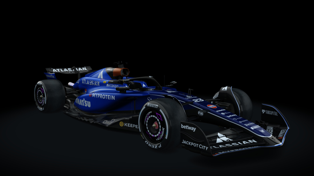 VRC Formula Alpha 2024 (CSP), skin FW47_23_Albon